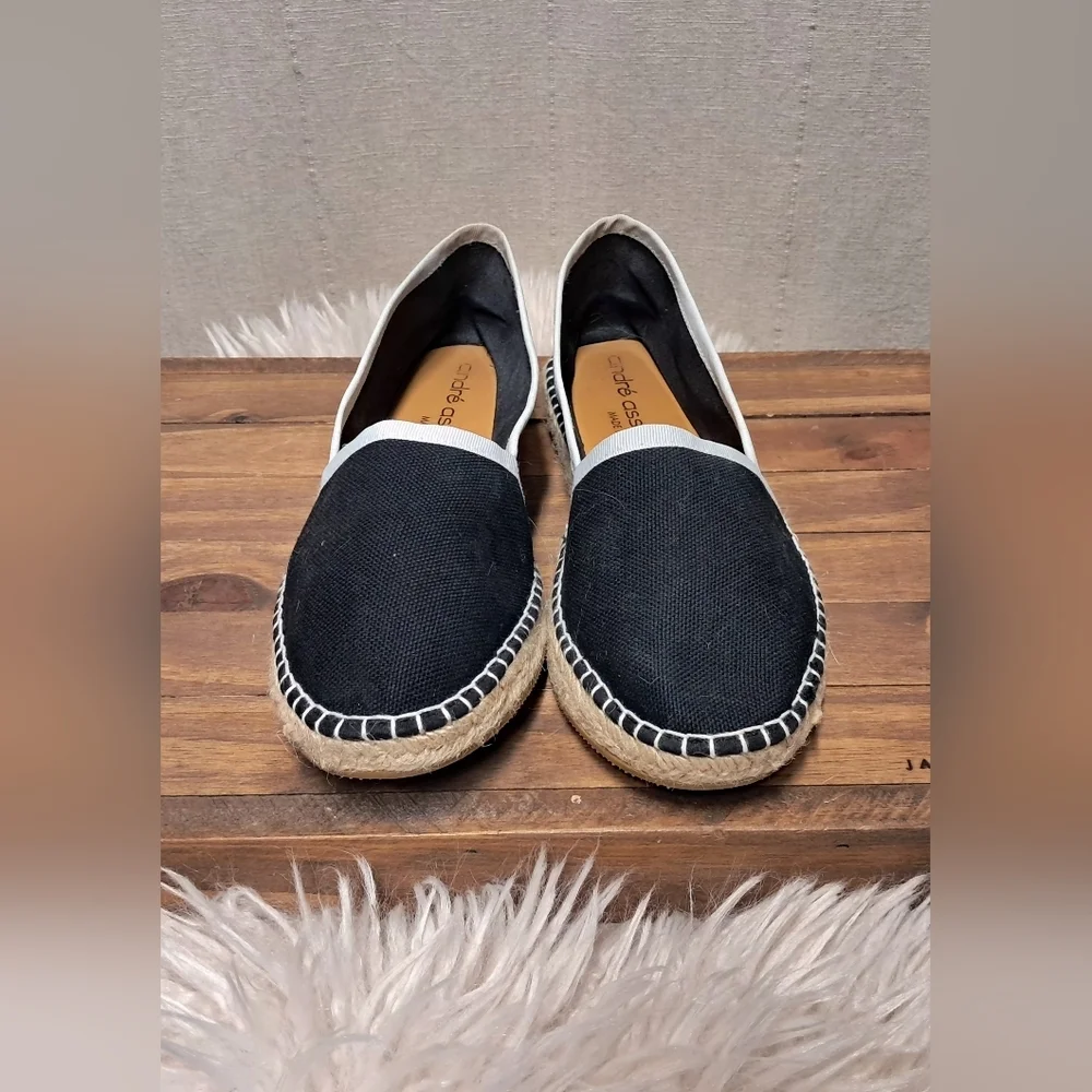 Andre Assous Canvas Espadrilles Size 11